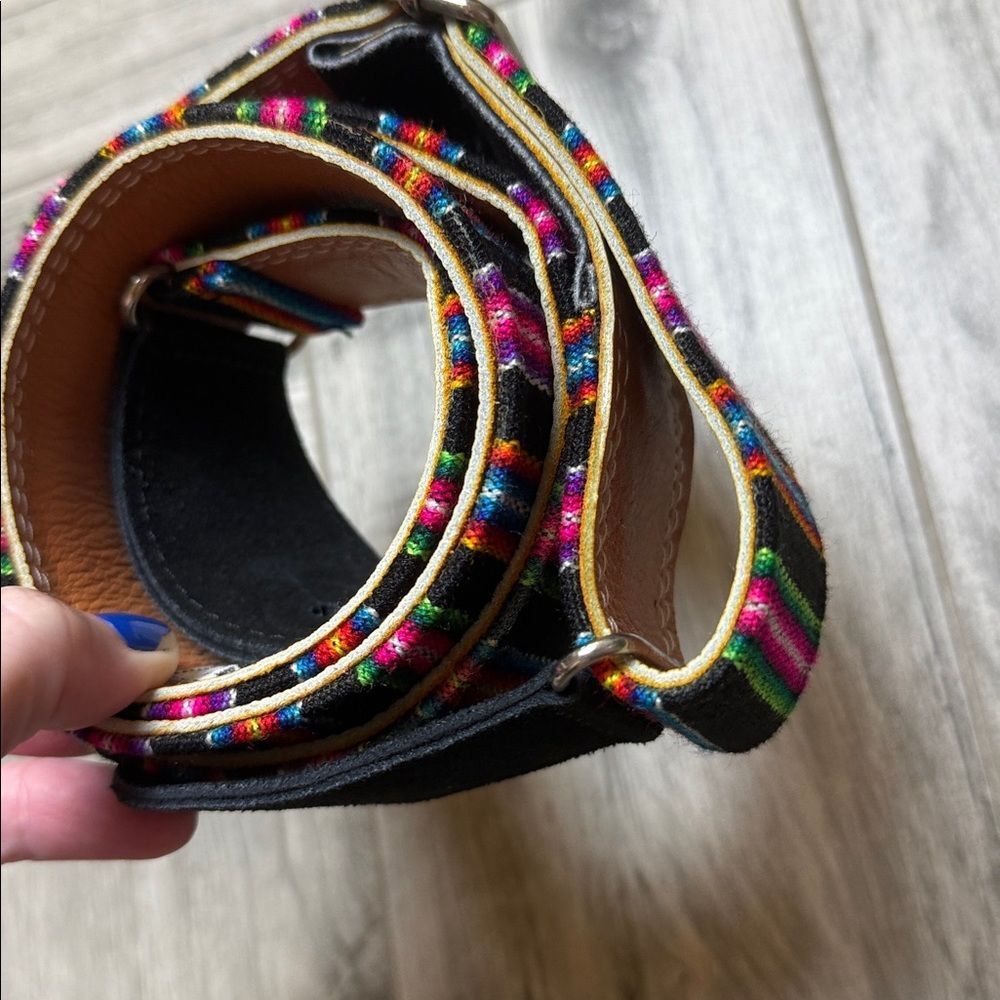 Henry Heller Multicolor Stripes Guitar Strap 48-in - Picture 3 of 13